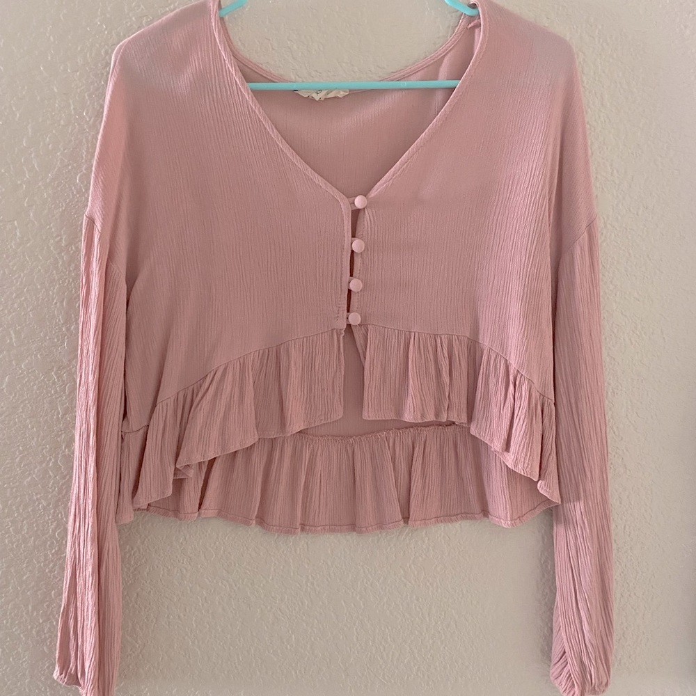 LA Hearts Long Sleeve Top